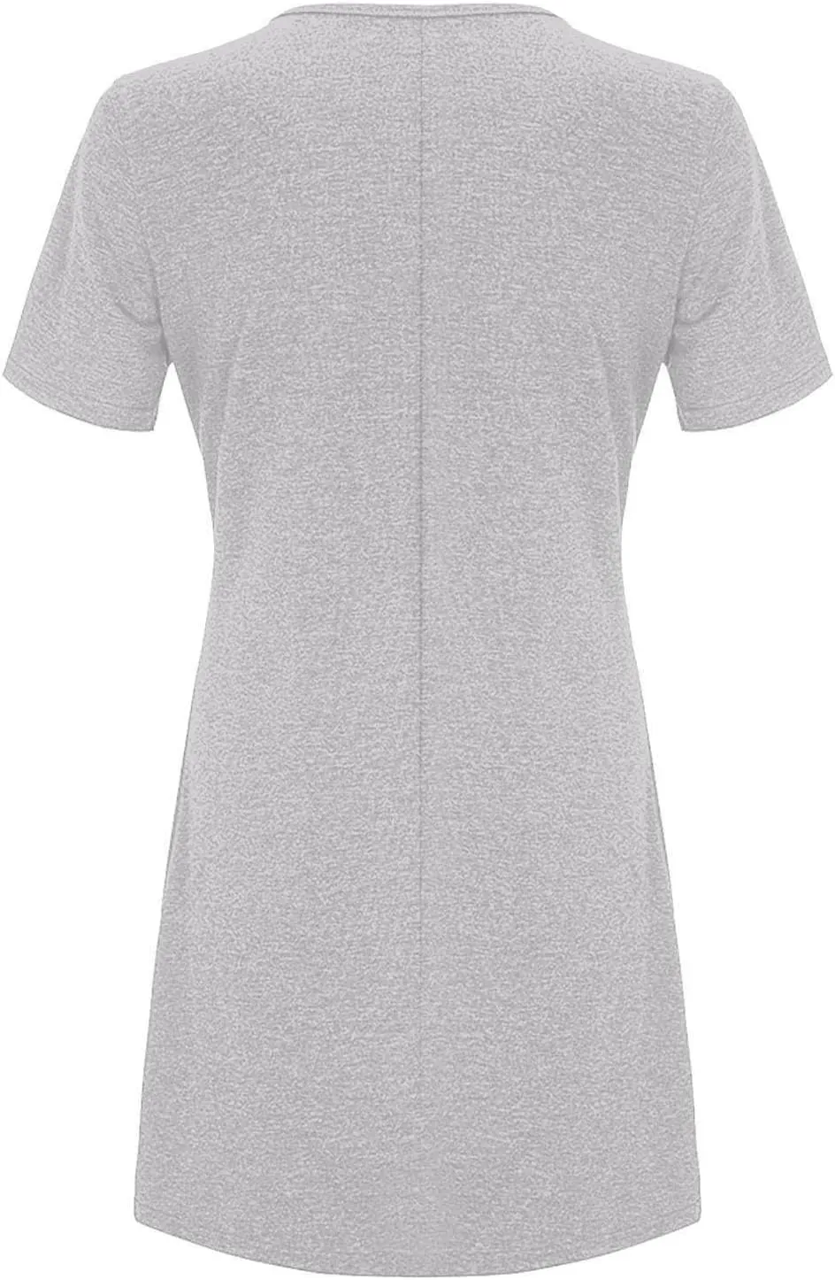 Summer Dresses for Women 2025,Women's Beach Casual Loose Tshirt Dresses Solid Color Short Sleeve Round Neck Sundress