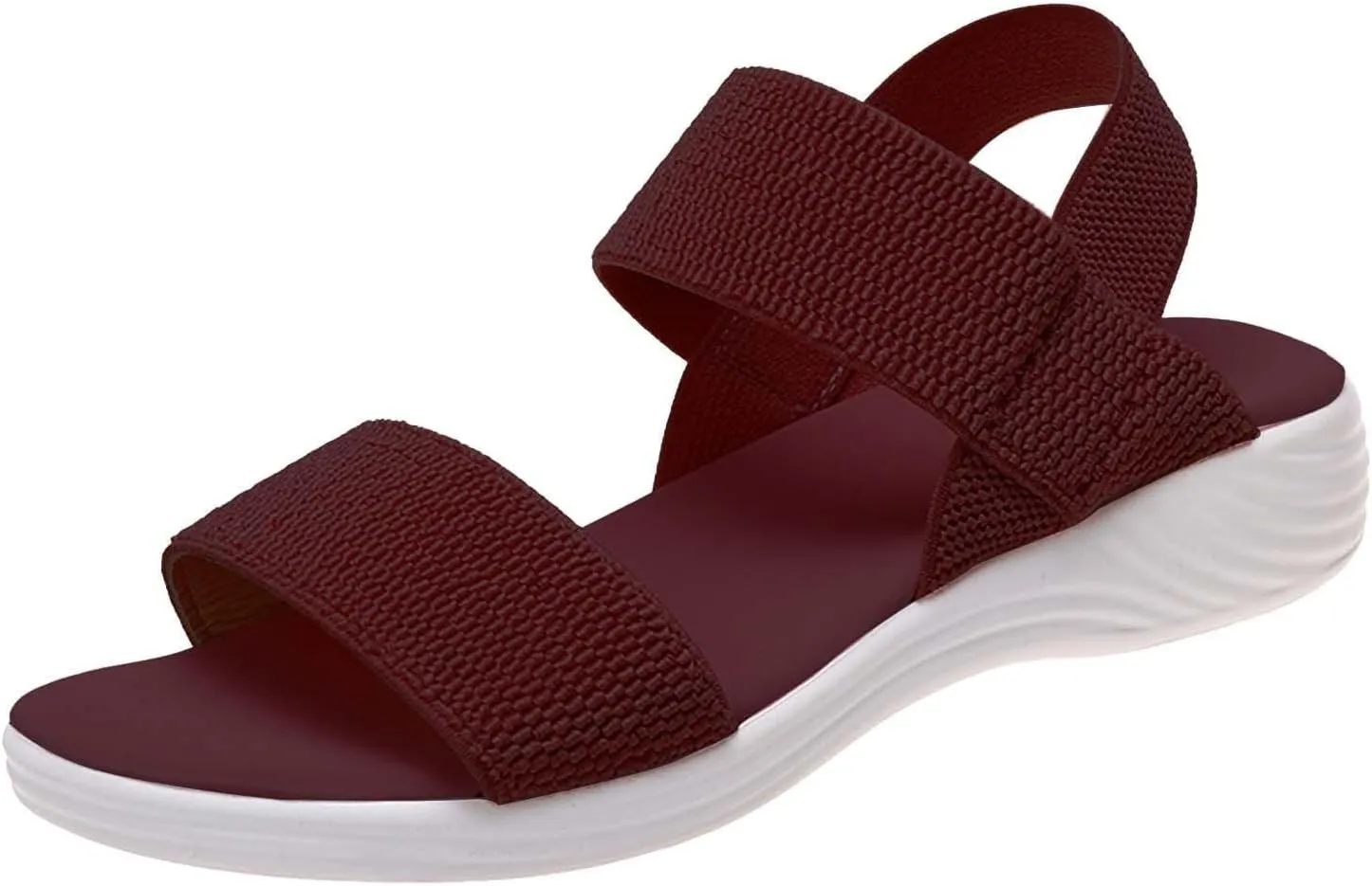 Summer Womens Sandals Open Toe Espadrilles Wedge Sandals for Women Orthopedic Sandal Comfortable Low Wedge Walking Slippers with Arch Support Casual Slip on Shoes Beach Dress Platform Sandal 2025