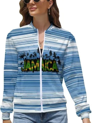 TAIZIYEAH Jacket for Women American Flag Hoodie Zip Up Tops Pullover Long Sleeve Sweatshirts Coat Soft Relaxed Oversized