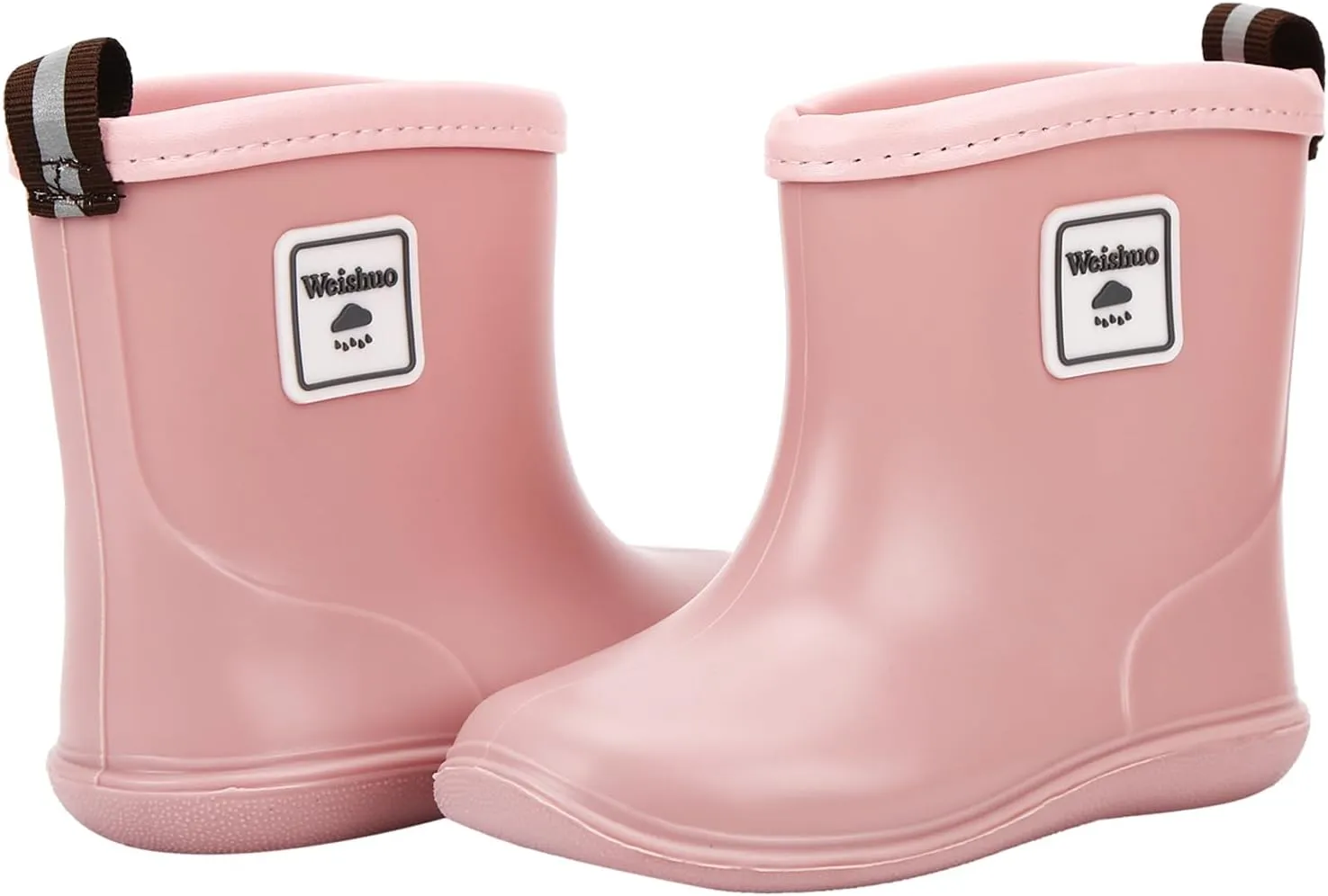 Toddler Rain Boots for Boys Girls,Toddler Rubber Boots Waterproof Lightweight Baby Wellies Unisex Infant Rainboots