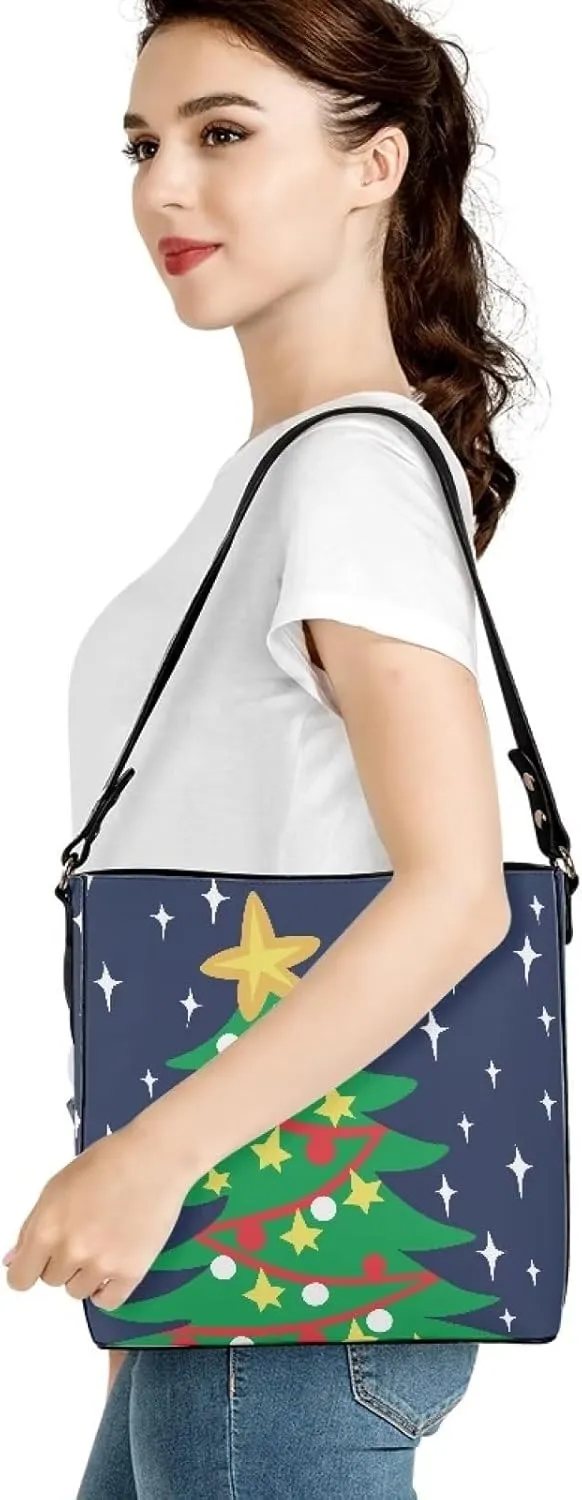 Tote Bag for Women Travel Hobo Bags Waterproof Bucket Bag PU Leather Crossbody Purse Shopper Shoulder Handbag