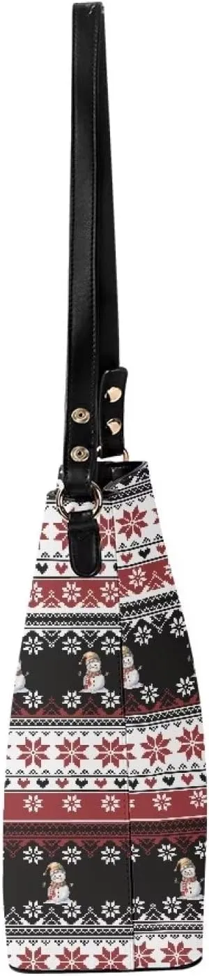 Tote Bag for Women Travel Hobo Bags Waterproof Bucket Bag PU Leather Crossbody Purse Shopper Shoulder Handbag
