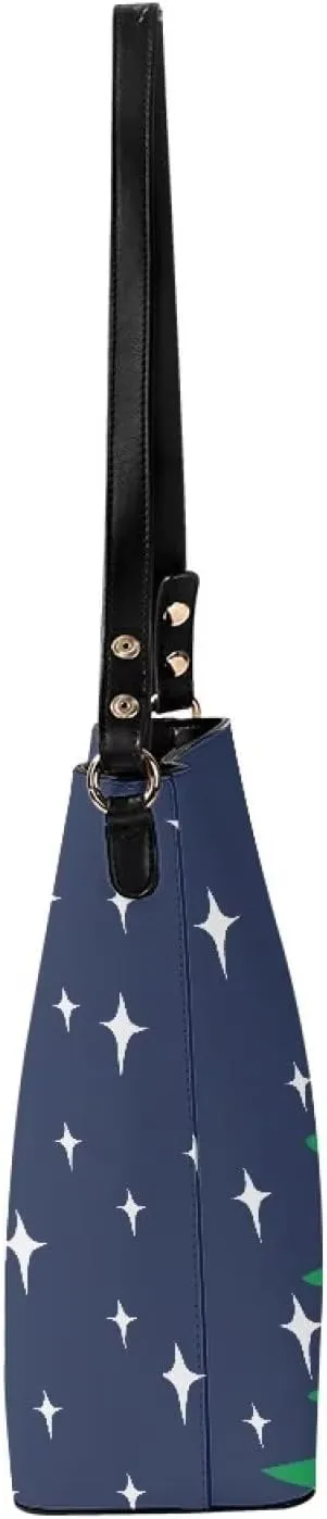 Tote Bag for Women Travel Hobo Bags Waterproof Bucket Bag PU Leather Crossbody Purse Shopper Shoulder Handbag