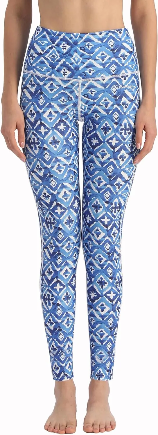 Ubestyle UPF 50  High Waist Women's Long Swim Pants Swim Leggings Swimming Tights Sun Protective