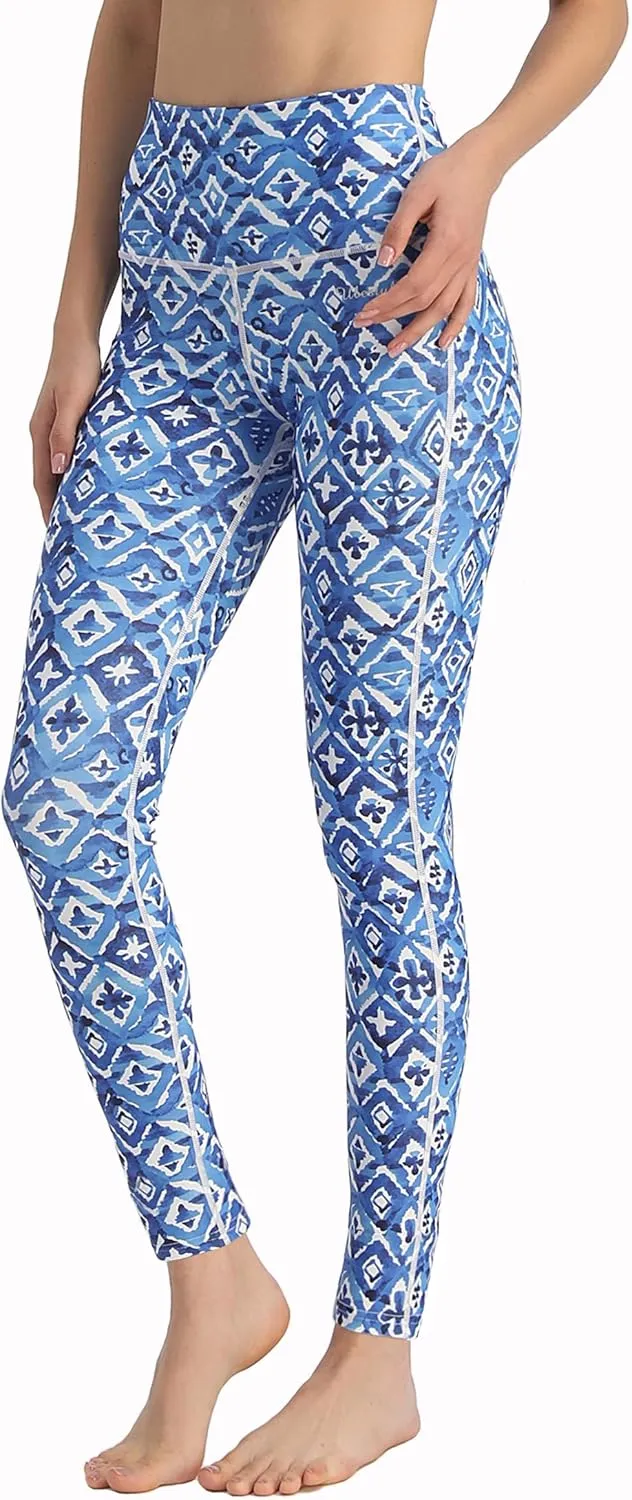 Ubestyle UPF 50  High Waist Women's Long Swim Pants Swim Leggings Swimming Tights Sun Protective