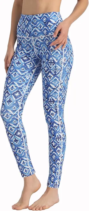 Ubestyle UPF 50  High Waist Women's Long Swim Pants Swim Leggings Swimming Tights Sun Protective
