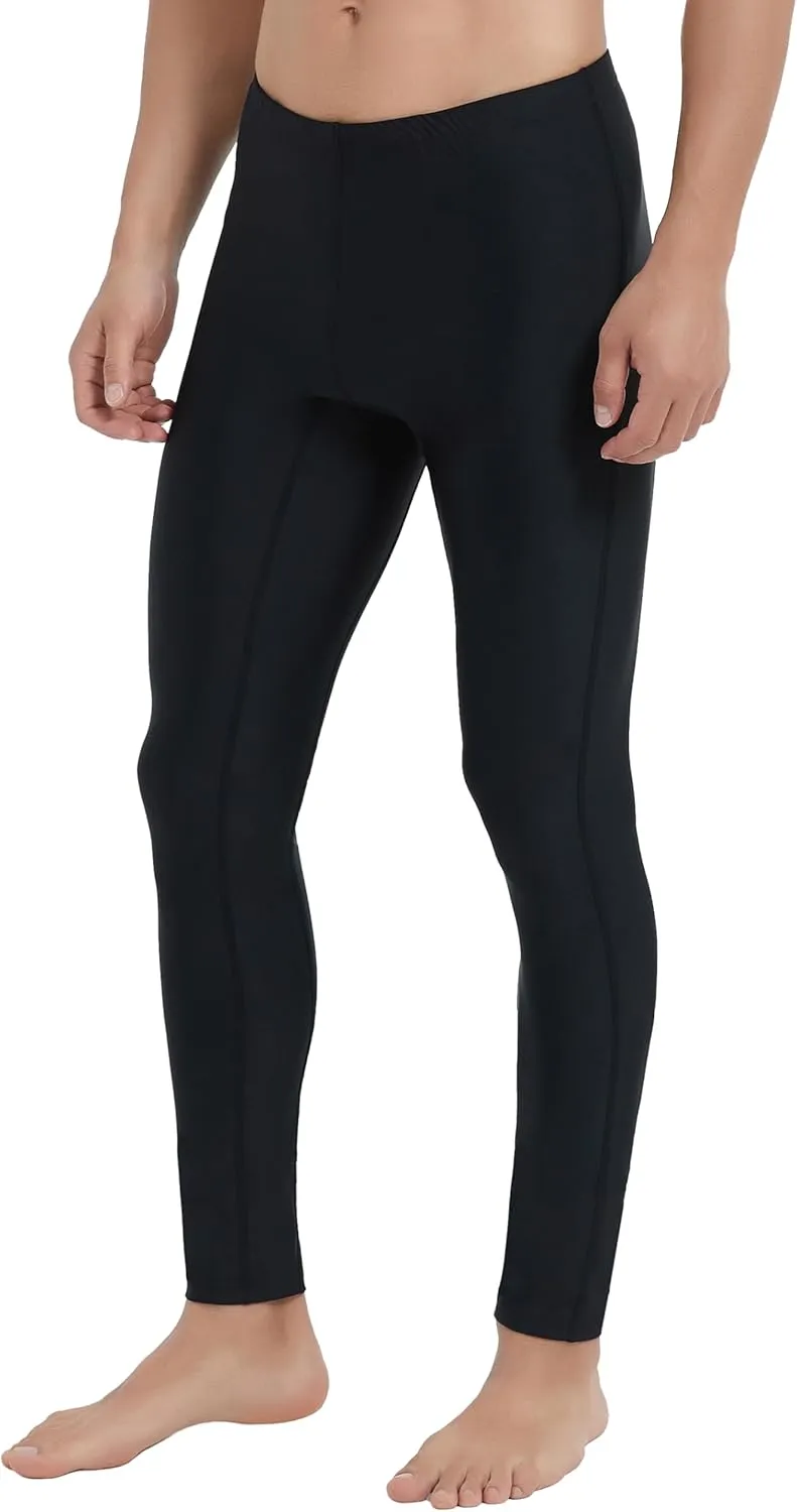 Ubestyle UPF 50  Men's Active Surfing Water Leggings Swim Pants Swim Tights Beach Pants Sun Protective