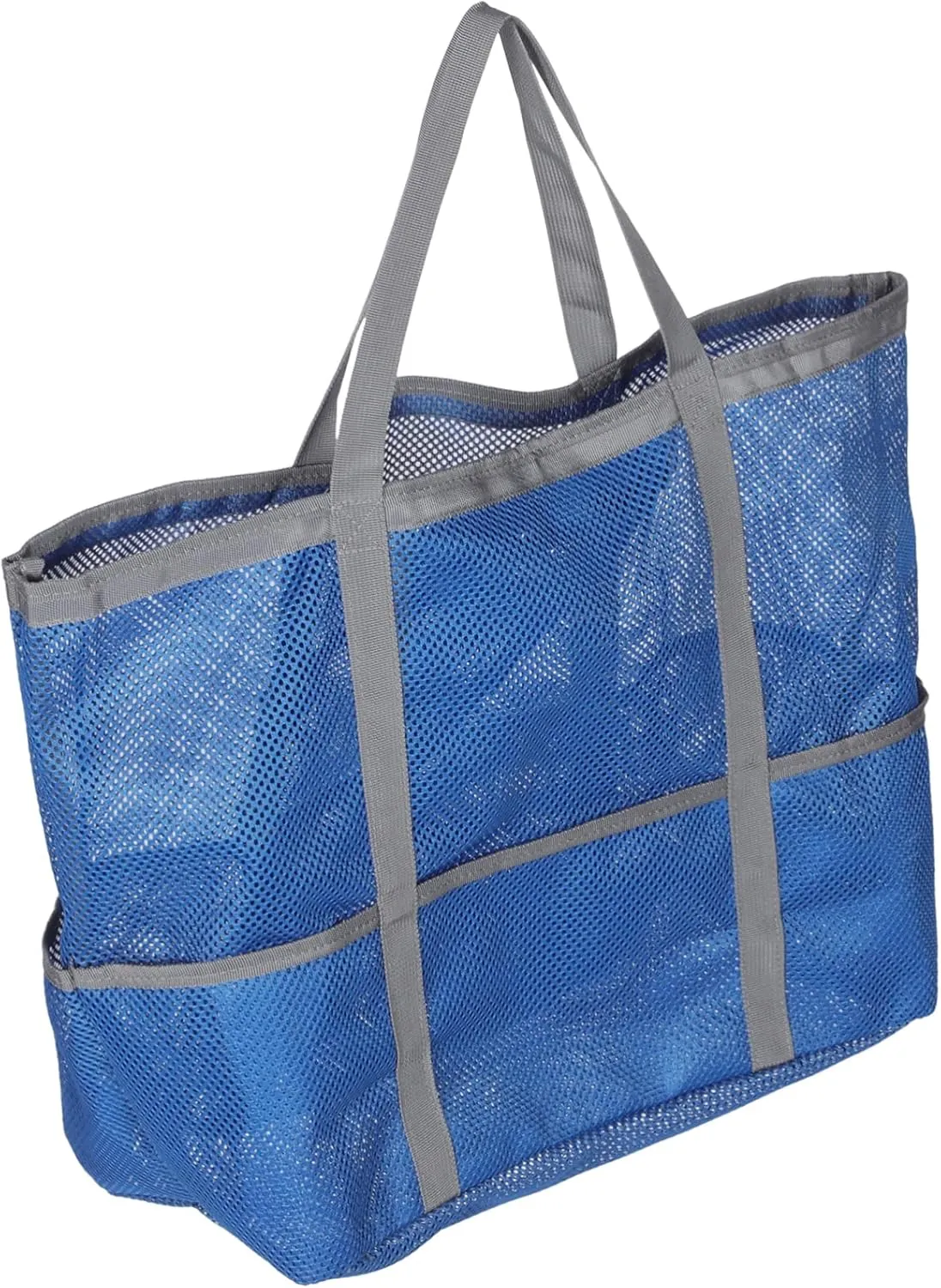 VALICLUD Women's Mesh Beach Bag Large Straw Tote Bag Handle Beach Bag for Pool Fashionable