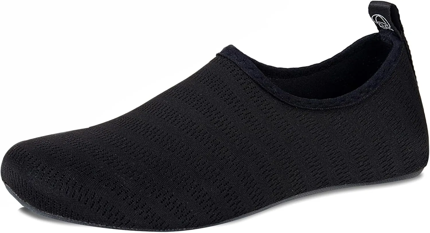 WateLves Water Shoes for Womens Mens Barefoot Quick-Dry Aqua Socks for Beach Swim Surf Yoga Exercise New Translucent Color Soles
