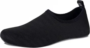 WateLves Water Shoes for Womens Mens Barefoot Quick-Dry Aqua Socks for Beach Swim Surf Yoga Exercise New Translucent Color Soles