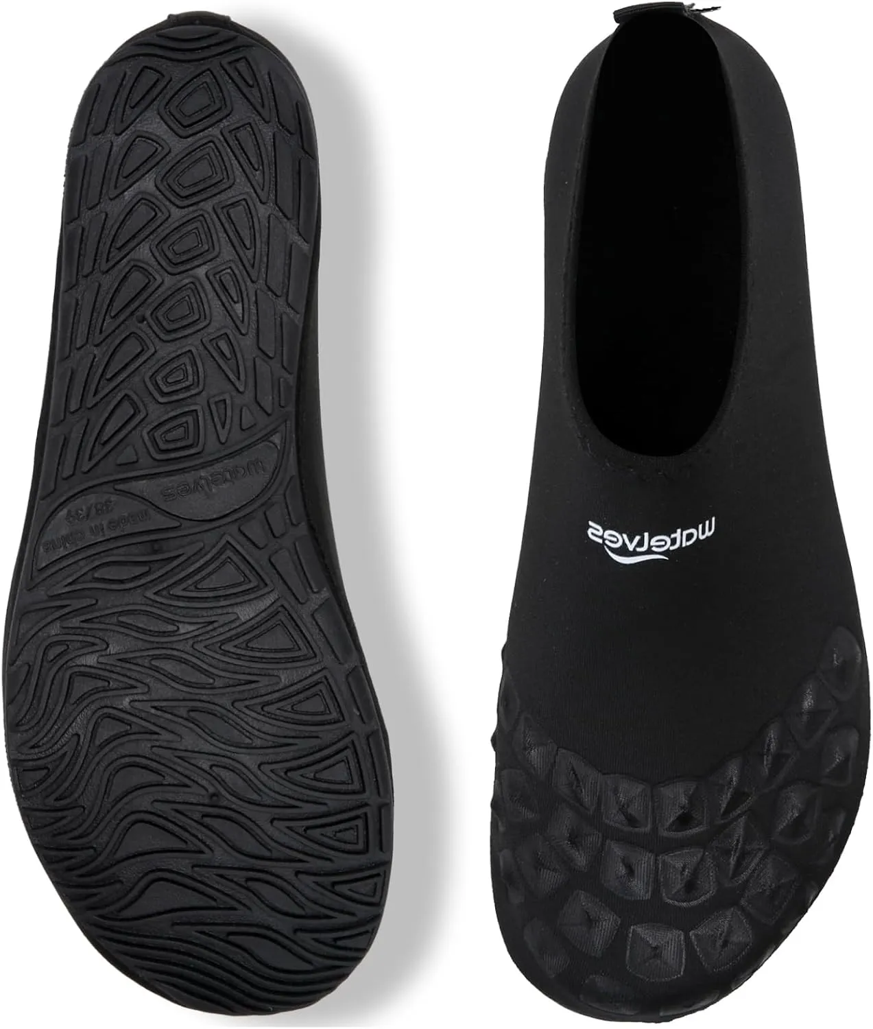 WateLves Water Shoes for Womens Mens Barefoot Quick-Dry Aqua Socks for Beach Swim Surf Yoga Exercise New Translucent Color Soles
