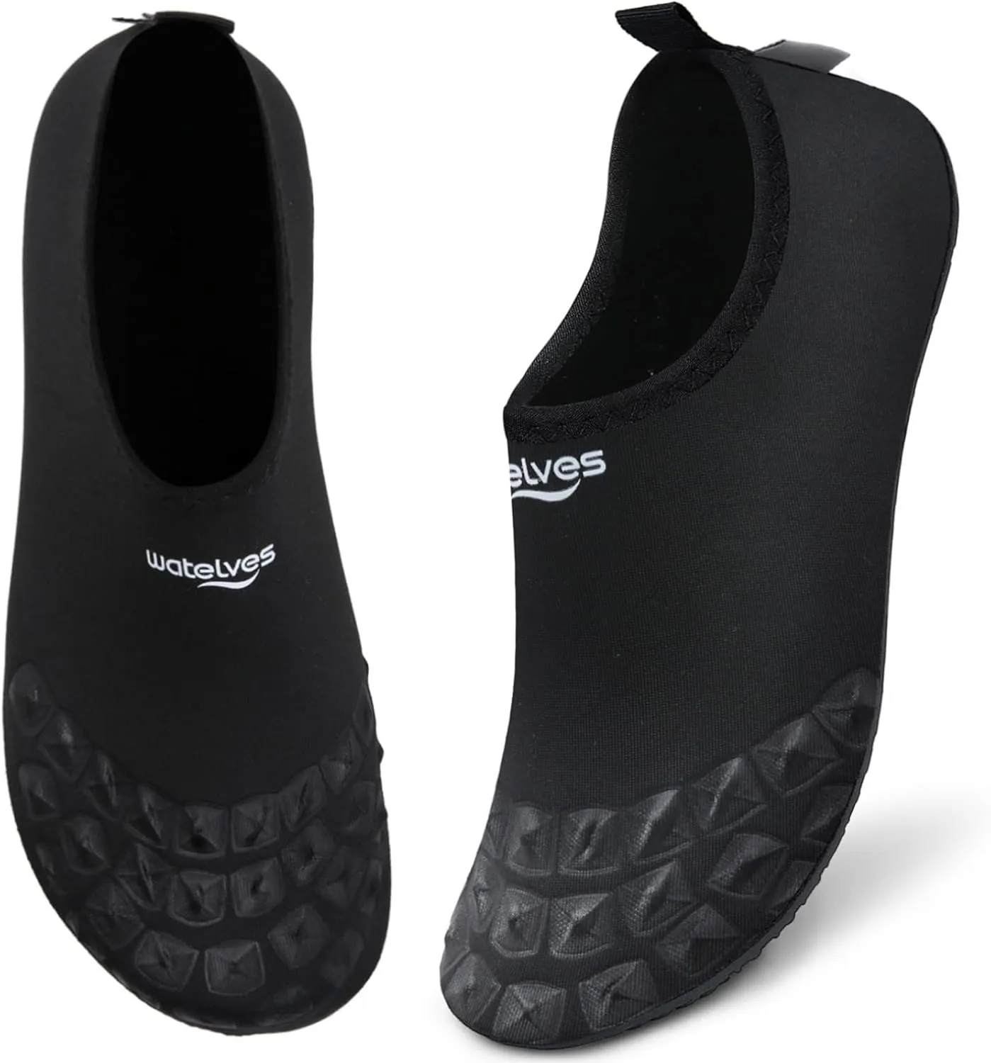 WateLves Water Shoes for Womens Mens Barefoot Quick-Dry Aqua Socks for Beach Swim Surf Yoga Exercise New Translucent Color Soles