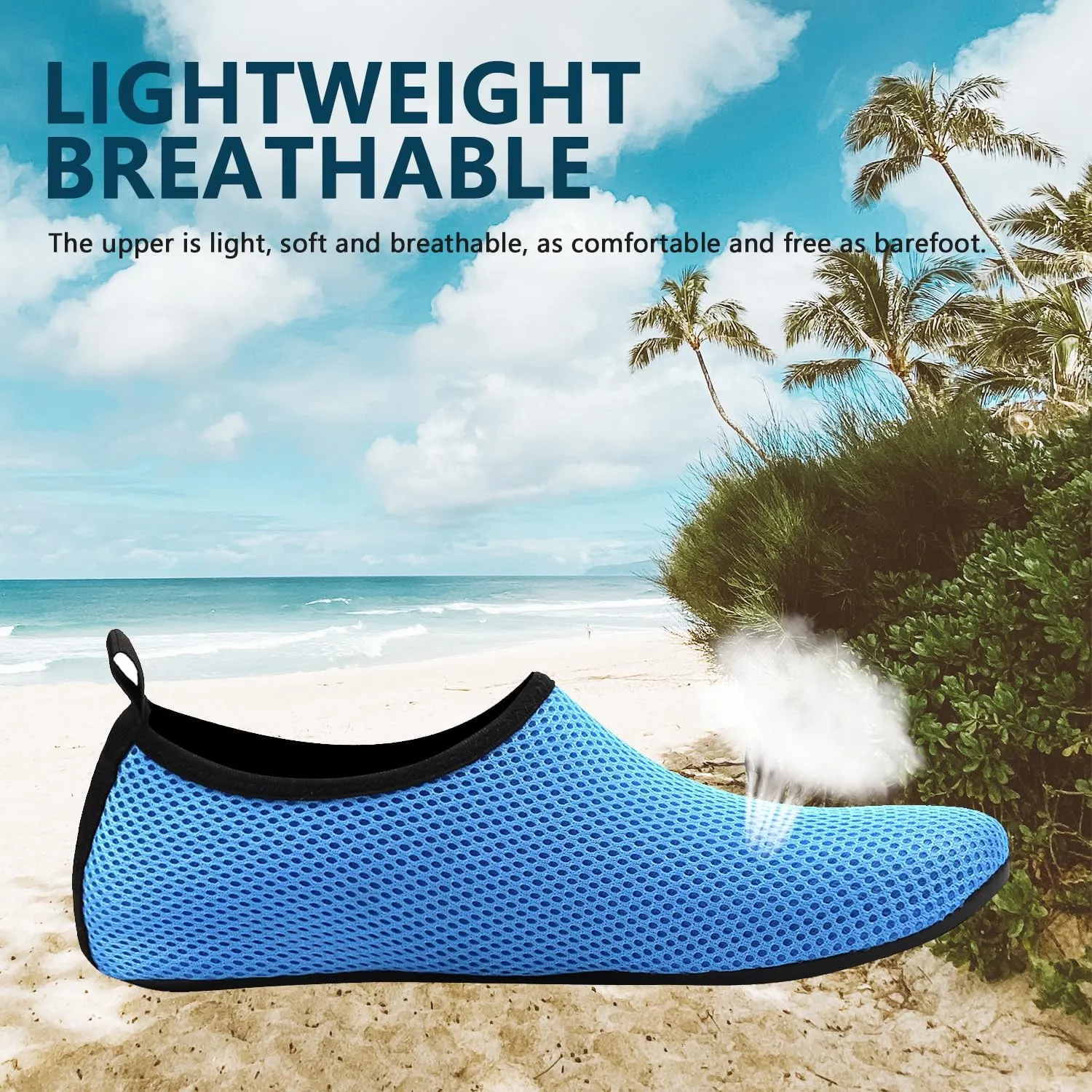 Water Shoes for Women Men Swim Barefoot Quick-Dry Adult Aqua Socks Non Slip Yoga Shoes Pool Camping Beach Accessories