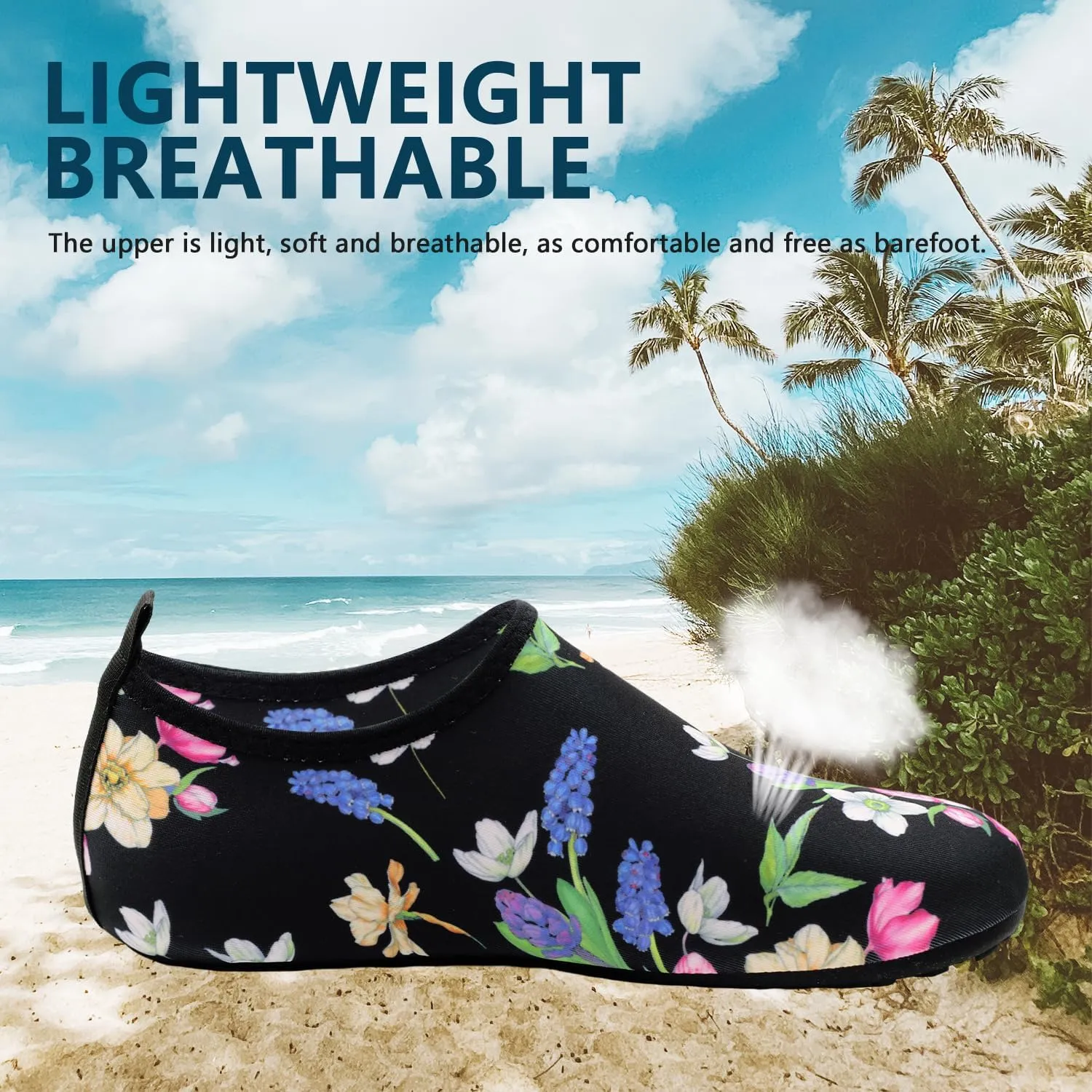 Water Shoes for Women Men Swim Barefoot Quick-Dry Adult Aqua Socks Non Slip Yoga Shoes Pool Camping Beach Accessories