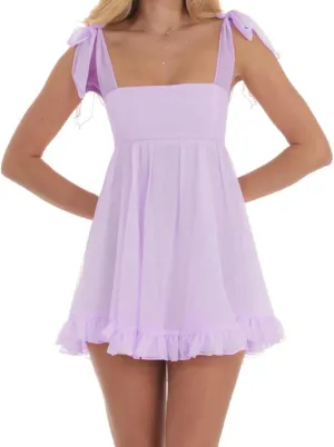 Women Boho Floral Gingham Babydoll Dress Spaghetti Strap Beachy Sundress Sleeveless Ruffle Tie Shoulder Mini Dresses