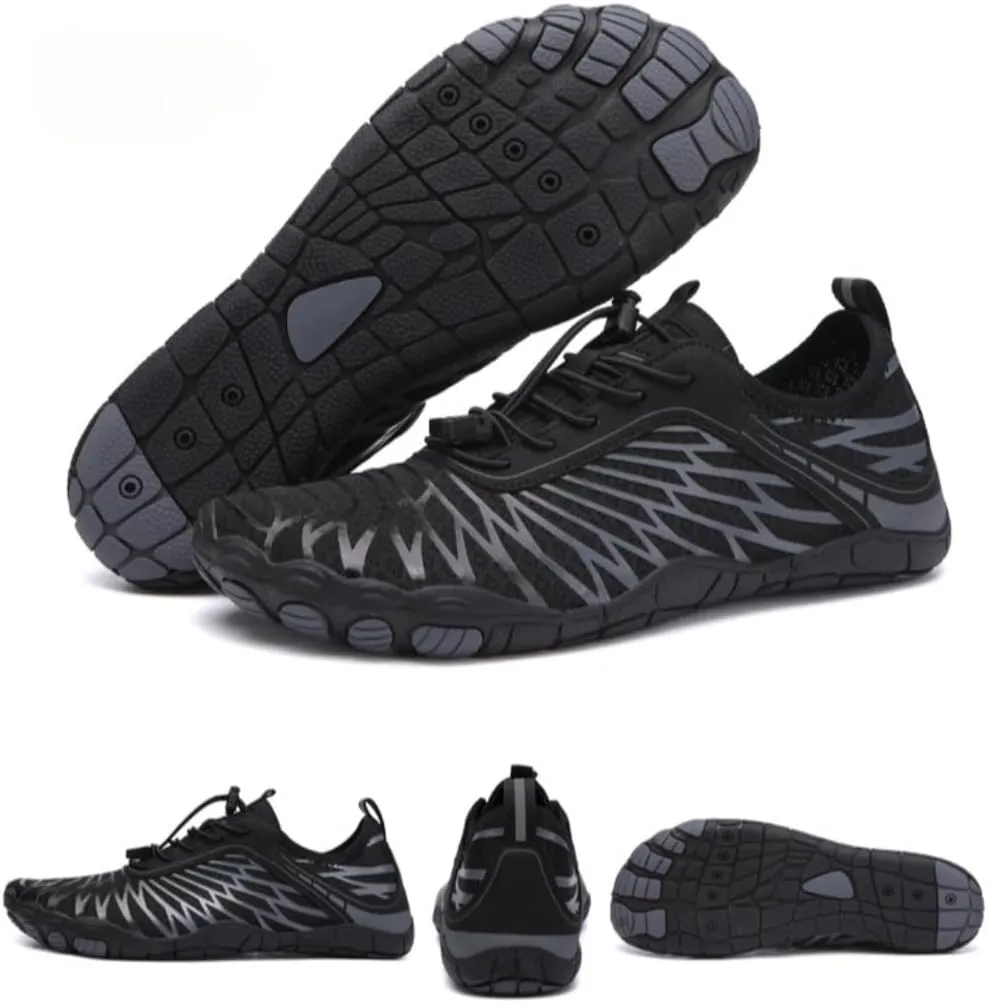 Women Hike Barefoot Shoes Men Breathable & Non-Slip Athletic Footwear Wide Toe Water Shoes