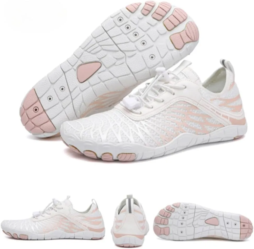 Women Hike Barefoot Shoes Men Breathable & Non-Slip Athletic Footwear Wide Toe Water Shoes