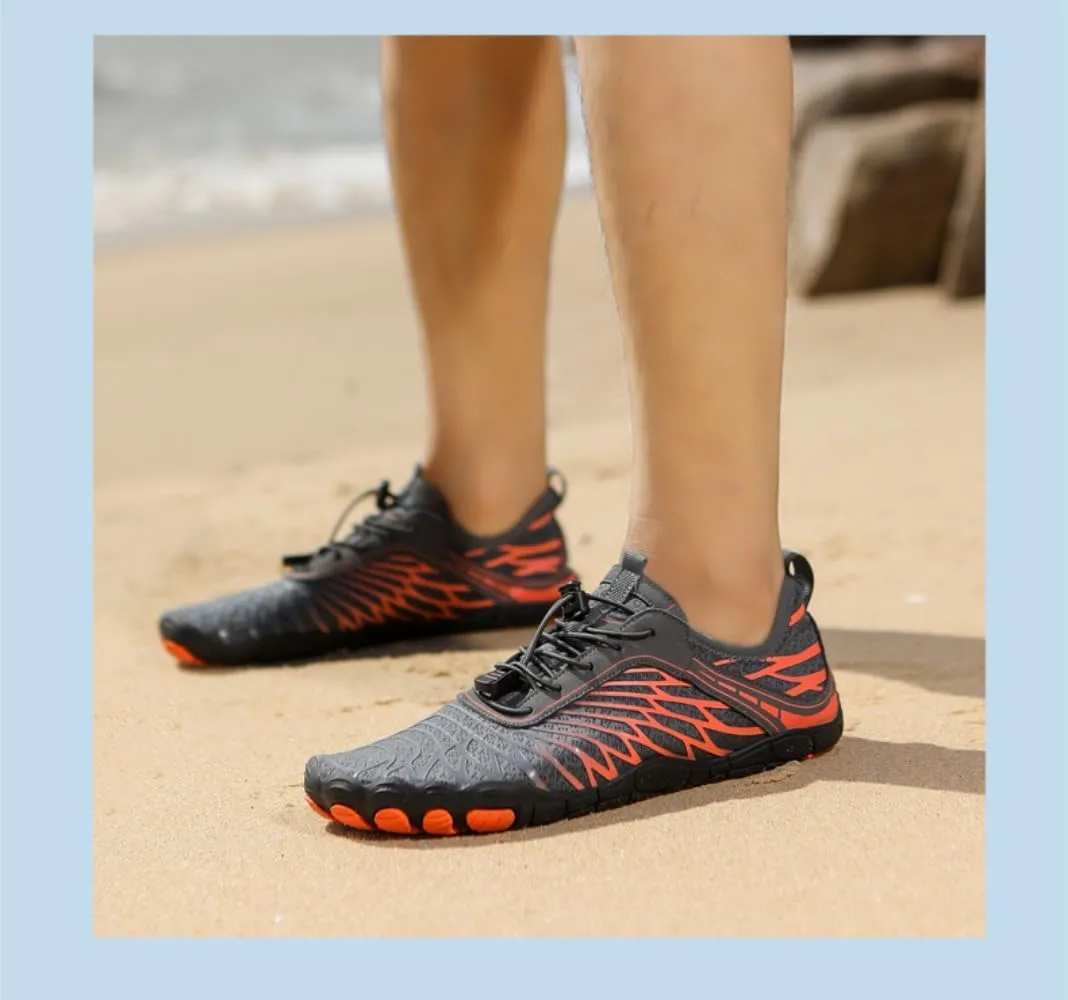Women Hike Barefoot Shoes Men Breathable & Non-Slip Athletic Footwear Wide Toe Water Shoes