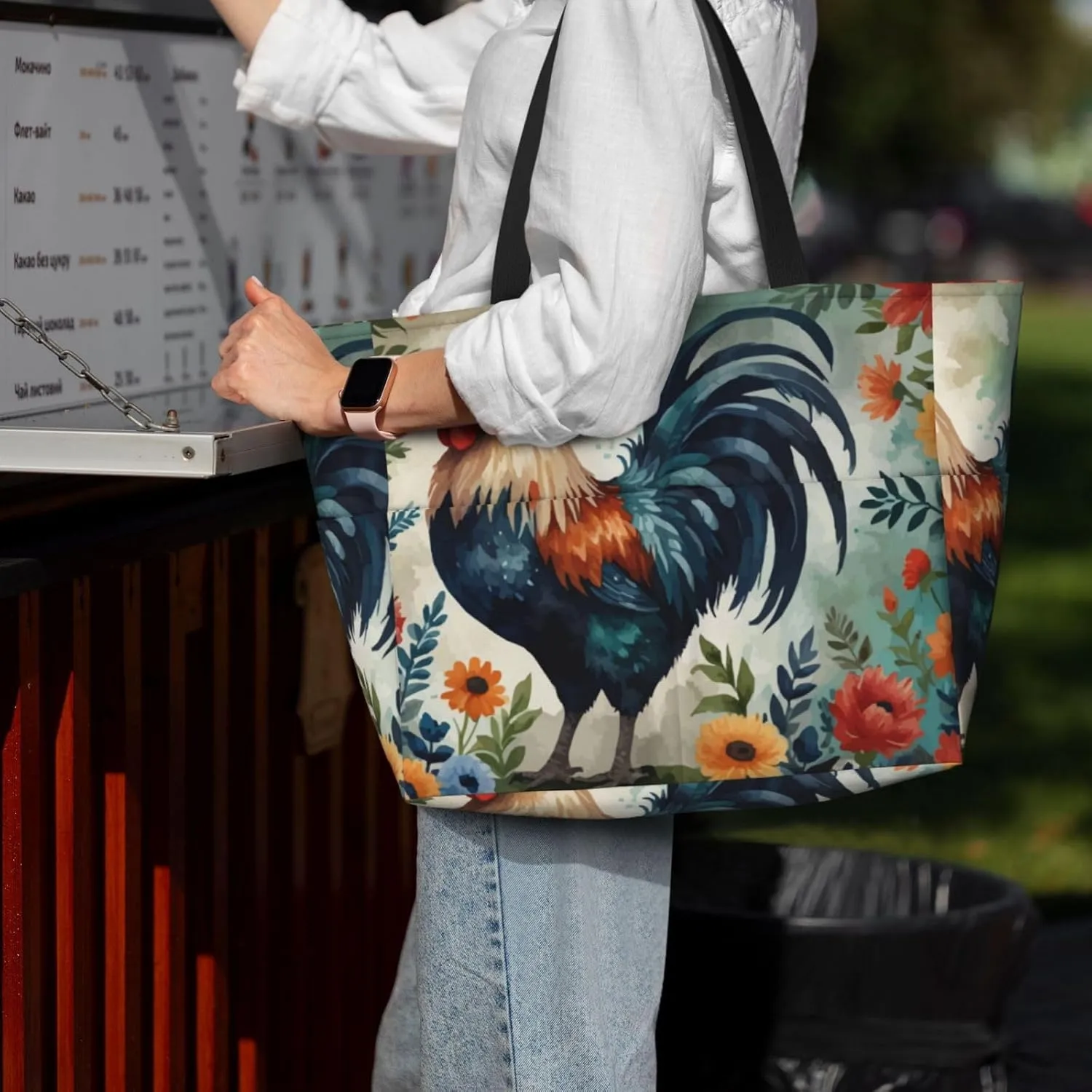 Women Large Beach Bag Travel Weekender Foldable Tote Bag for Pool Beach Vacation Gym
