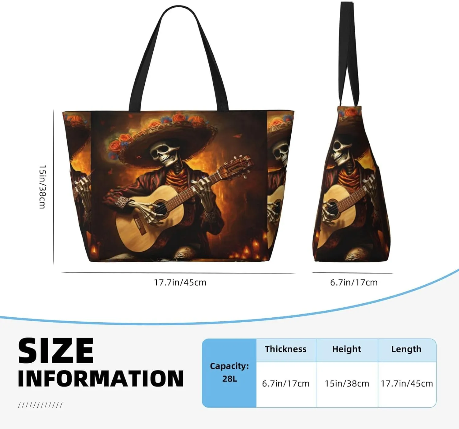 Women Large Beach Bag Travel Weekender Foldable Tote Bag for Pool Beach Vacation Gym