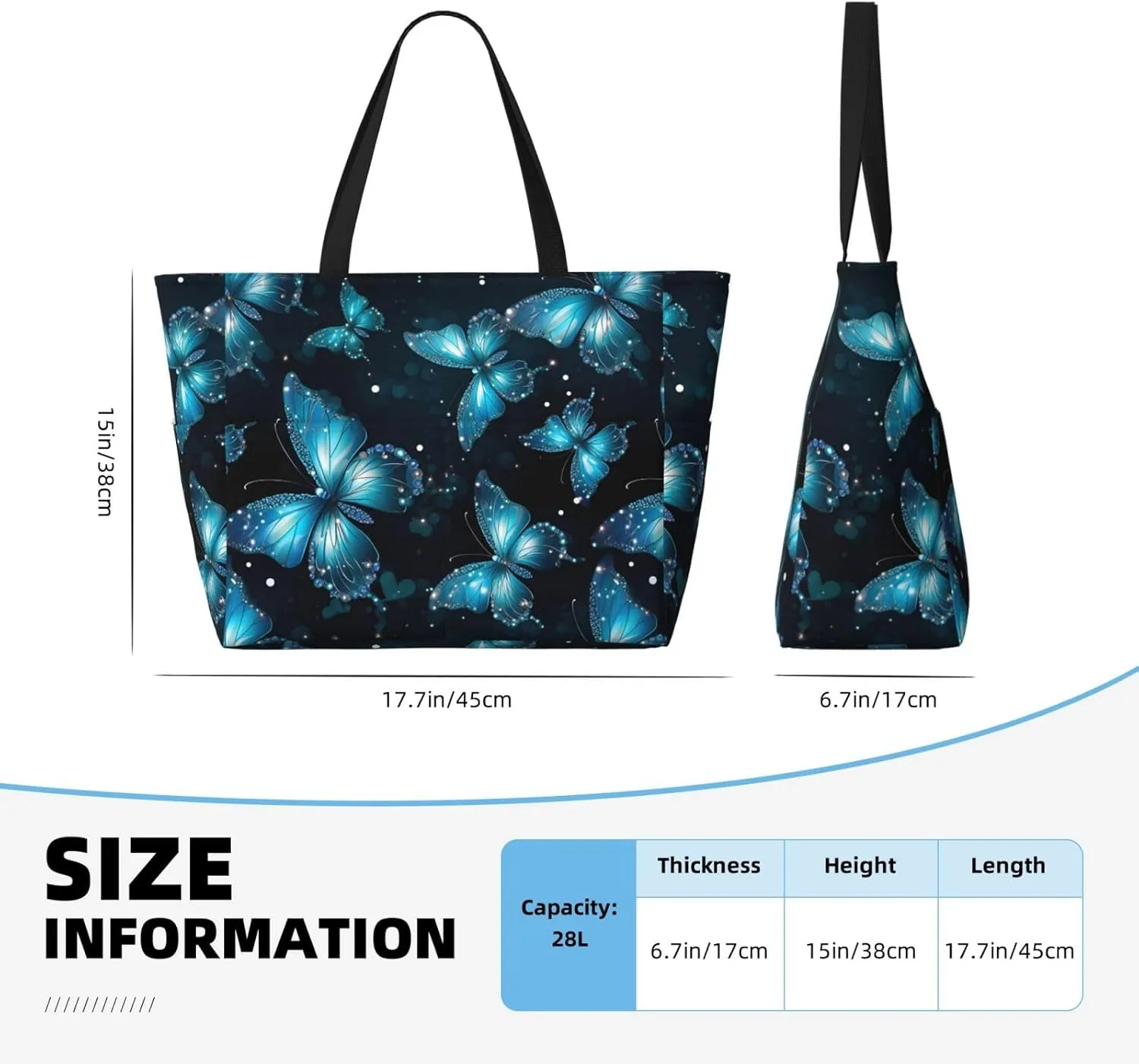 Women Large Beach Bag Travel Weekender Foldable Tote Bag for Pool Beach Vacation Gym