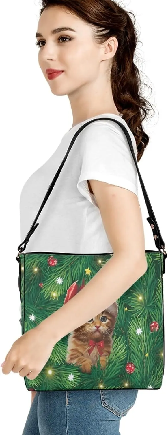 Women Purses and Handbags Leather Hobo Bags Shoulder Bucket Crossbody Purse
