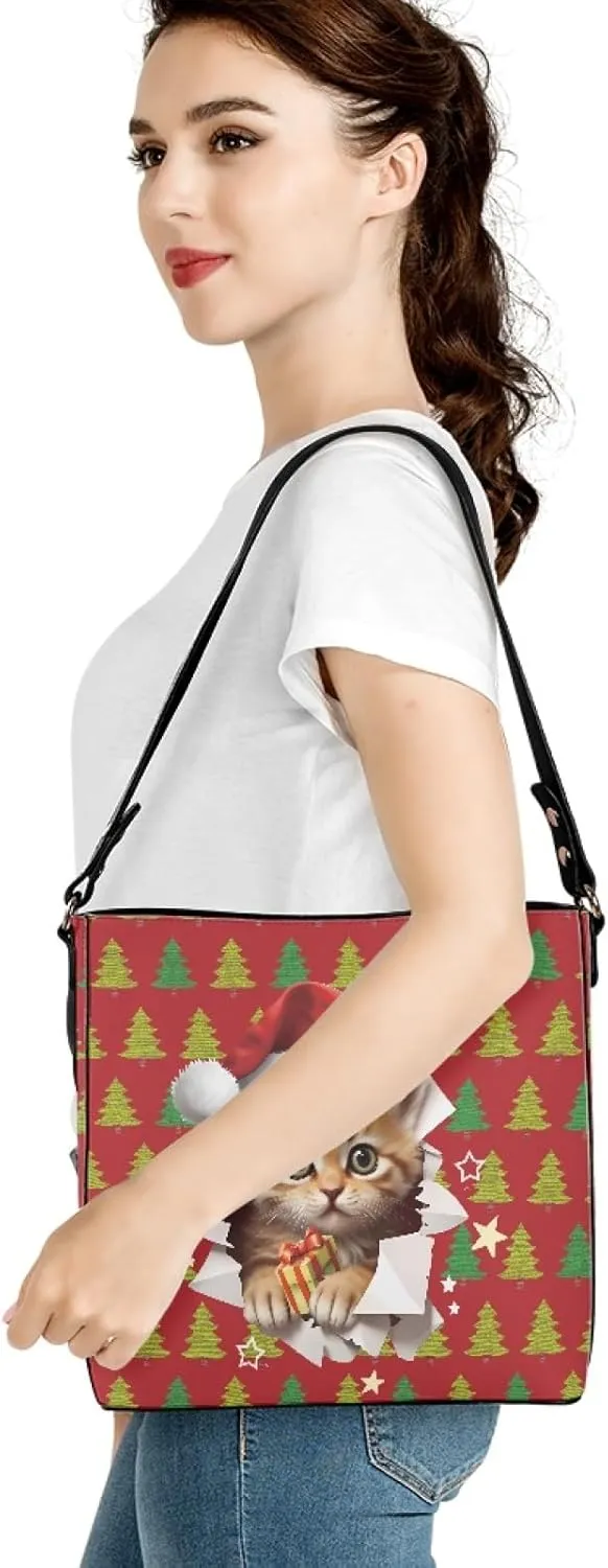 Women Purses and Handbags Leather Hobo Bags Shoulder Bucket Crossbody Purse
