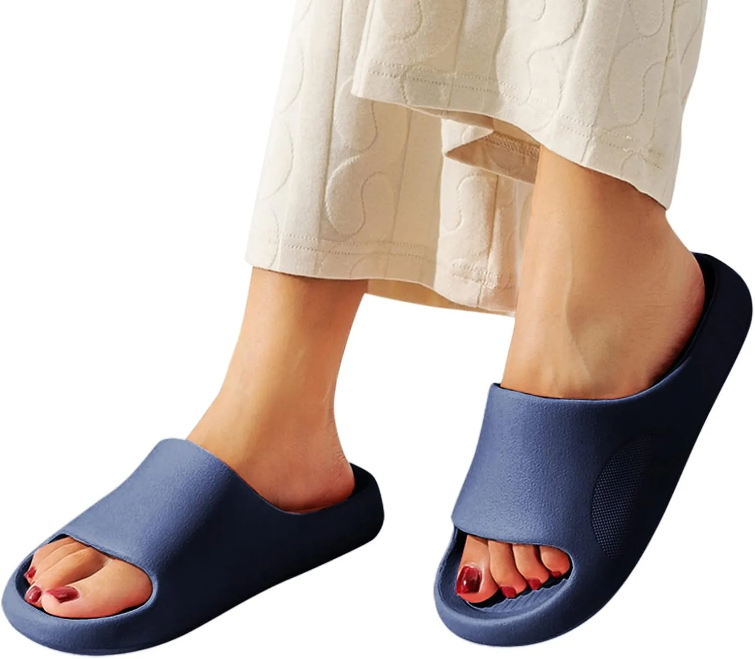 Women's Fashion Slippers Bath Slipper Indoor House Pool College Dorm Arch Support Sandals Women's Flat Slippers