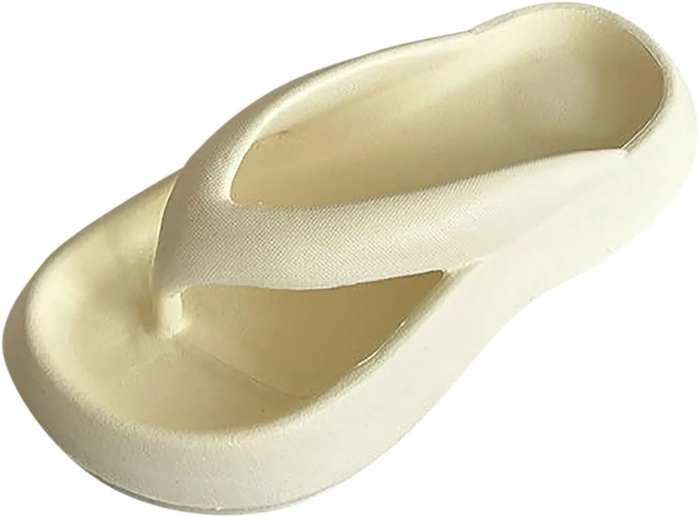 Women's Flat Slippers Indoor Home Beach Non Slip Sandal Slim Sandals Lightweight Pillow Slippers for Women