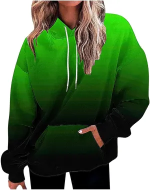 Womens Oversized Hoodies Tie Dye Hooded Sweatshirts Casual Comfy Sweater Pullover With Pockets Fall Winter Outfits