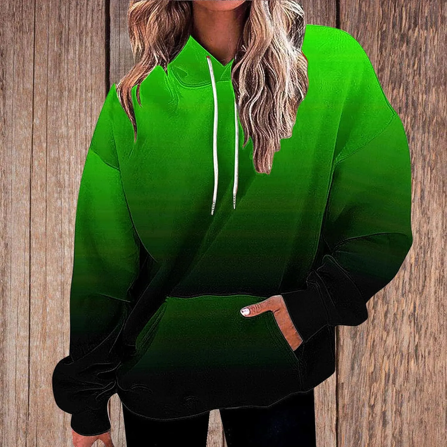 Womens Oversized Hoodies Tie Dye Hooded Sweatshirts Casual Comfy Sweater Pullover With Pockets Fall Winter Outfits