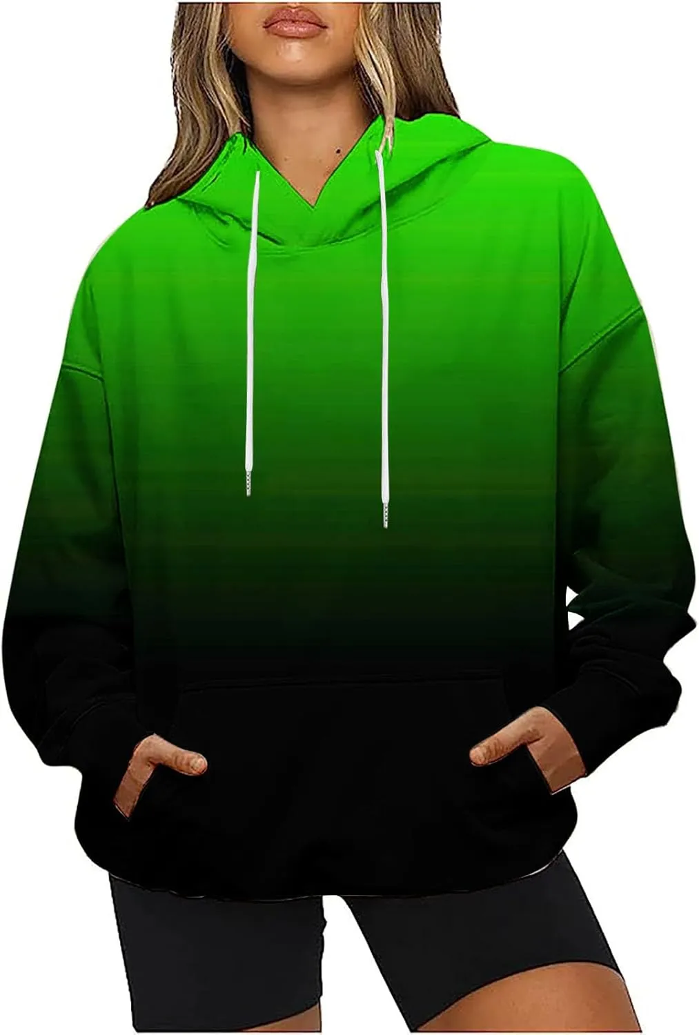 Womens Oversized Hoodies Tie Dye Hooded Sweatshirts Casual Comfy Sweater Pullover With Pockets Fall Winter Outfits