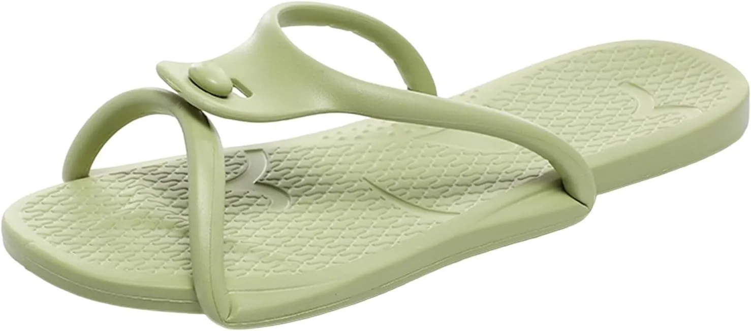 Women's Slides Indoor Home Beach Non Slip Sandal Casual Sandals Indoor Outdoor Shower Shoes for Women