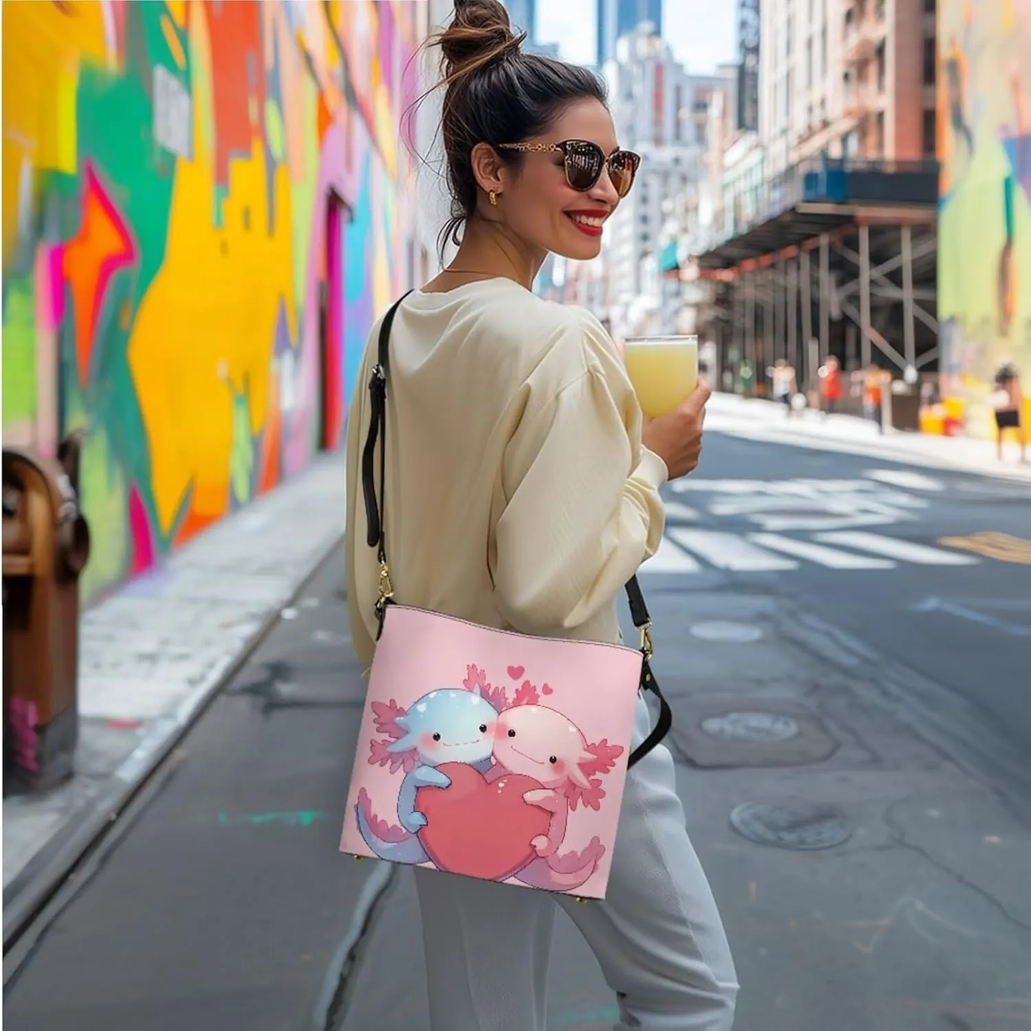 Women's Tote Bag Cross Body Purse and Matching Wallet 3 Piece Handbags Set PU Leather Hobo Bags for Women
