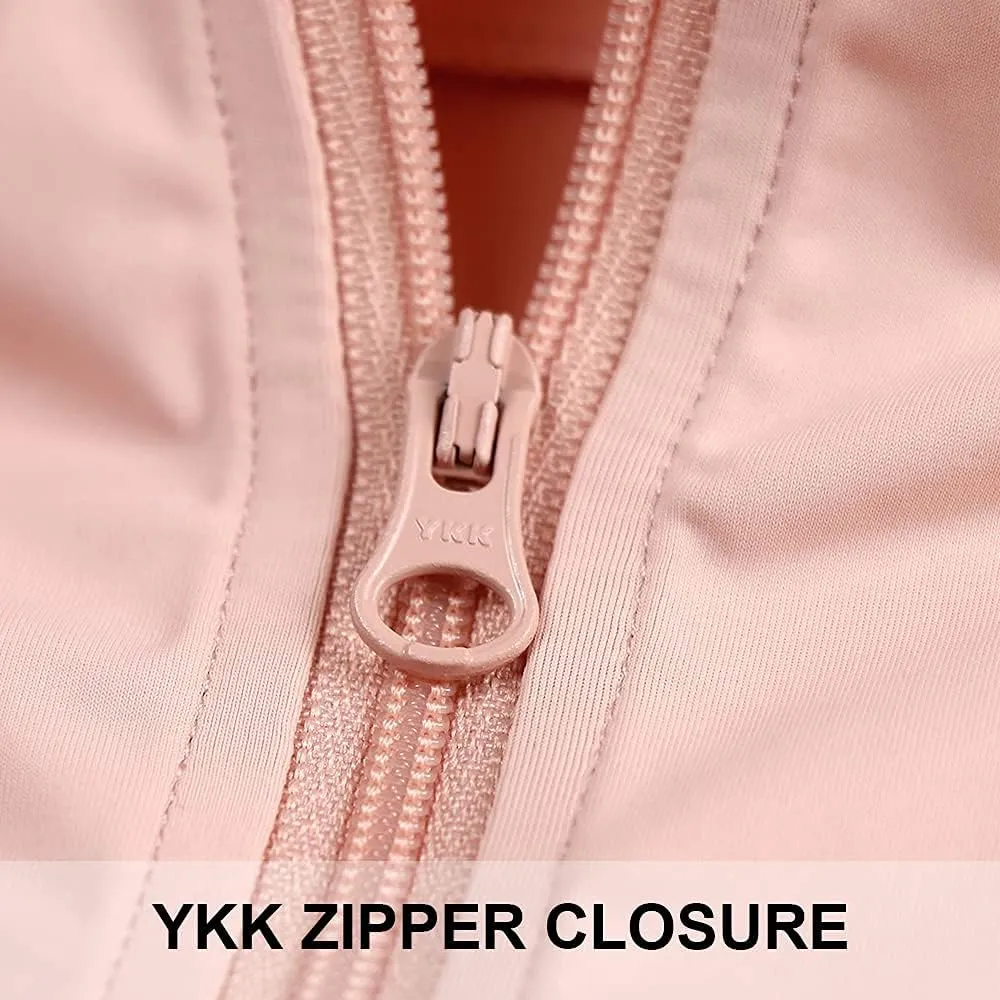 Womens UPF 50  Cooling UV Protection Clothing Hooded Sun Protective Jacket Long Sleeve for Summer