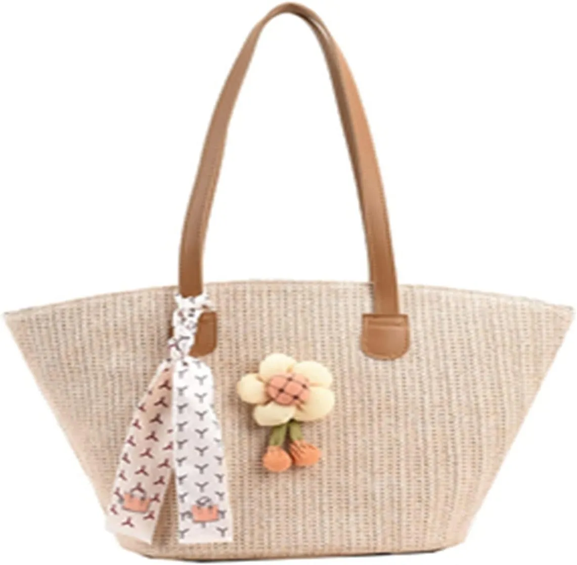 Woven Bag for Women Women's Shoulder Beach Bag Summer Straw Bag for Beach Summer