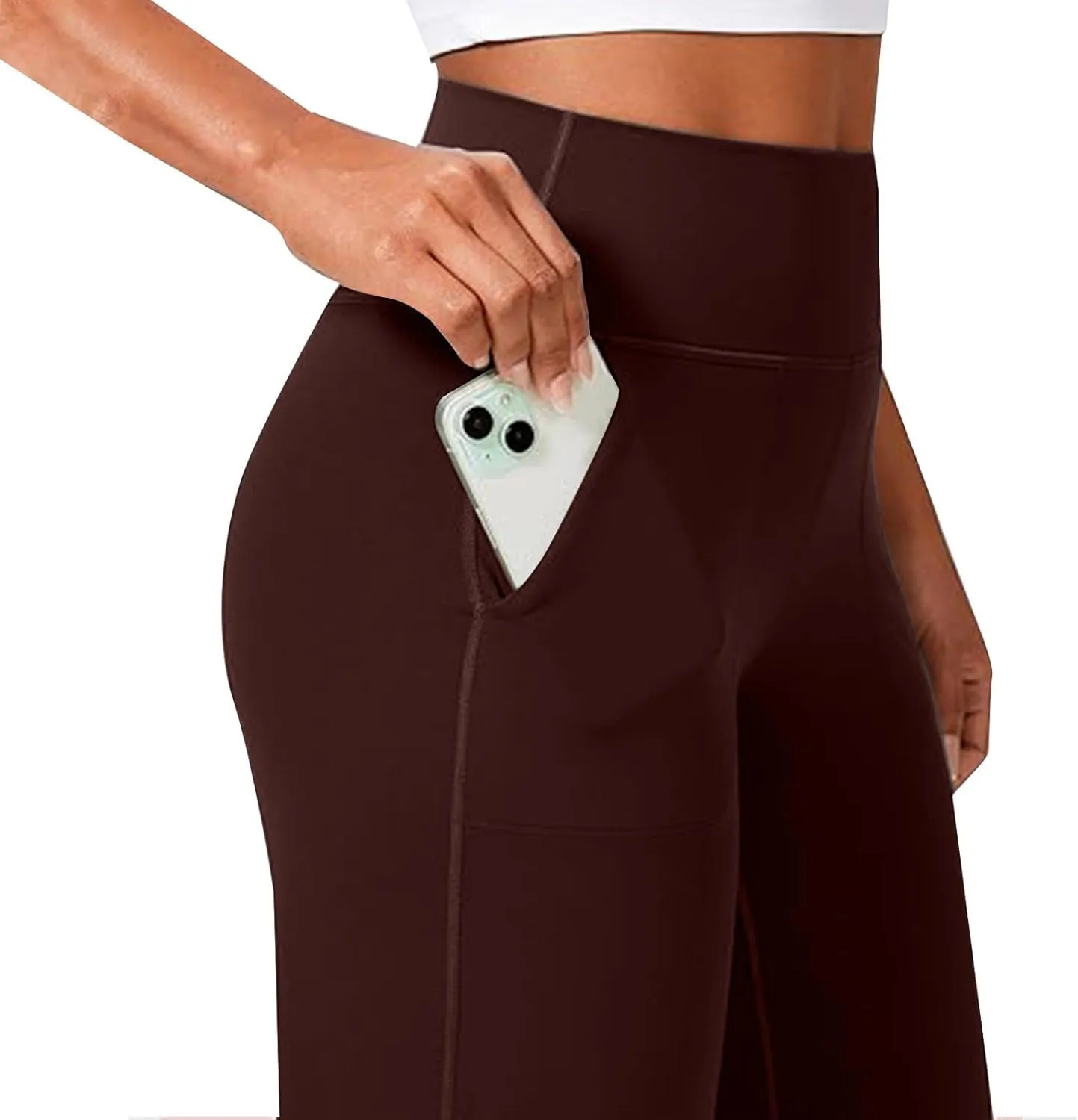 Yoga Pants Women 2025 Summer Casual Loose Pants High Waisted Stretch Dress Work Trousers