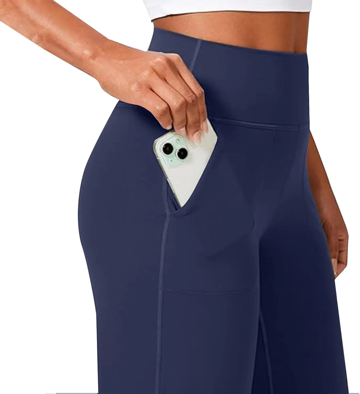 Yoga Pants Women 2025 Summer Casual Loose Pants High Waisted Stretch Dress Work Trousers