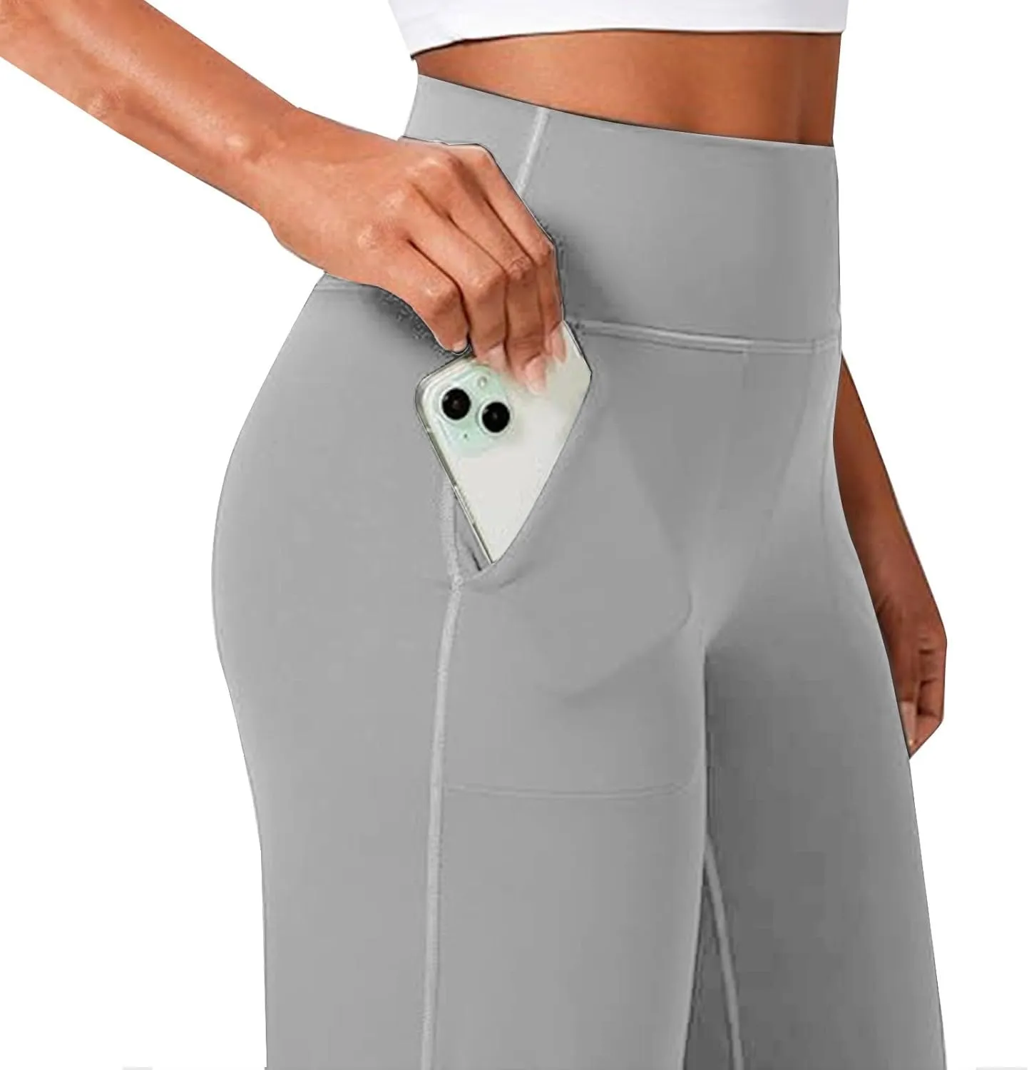 Yoga Pants Women 2025 Summer Casual Loose Pants High Waisted Stretch Dress Work Trousers